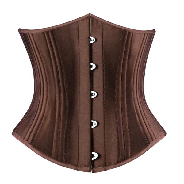 women's spiral steel boned underbust corset and bustier satin clothing waist trainer lingerie plus size s-6xl, Black;white
women's spiral steel boned underbust corset and bustier satin clothing waist trainer lingerie plus size s-6xl, Black;white