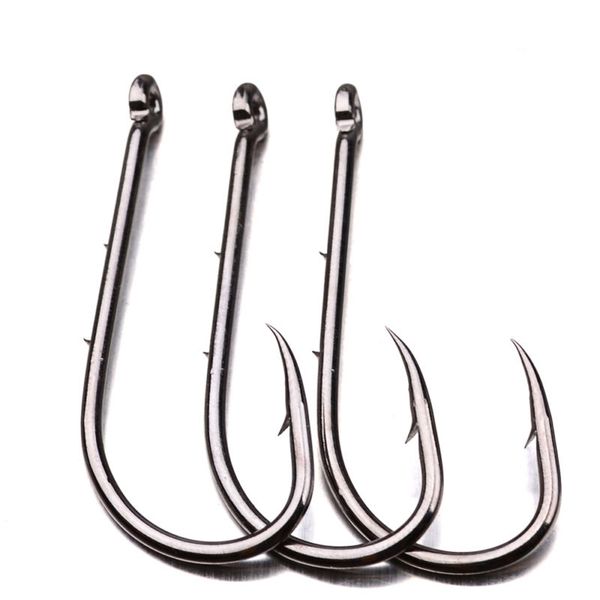 100pcs barbed fishhook high-carbon steel baitholder jig big sea fishing hooks
100pcs barbed fishhook high-carbon steel baitholder jig big sea fishing hooks