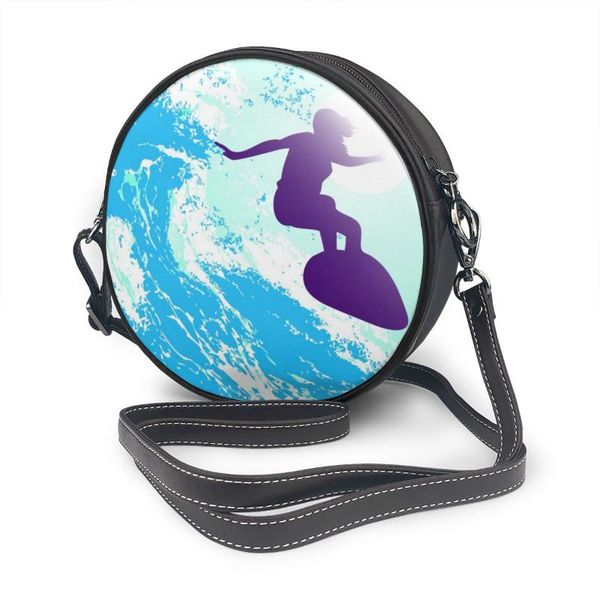 surfer on waves bag round shoulder bag small women fashion summer messenger crossbody bags
surfer on waves bag round shoulder bag small women fashion summer messenger crossbody bags