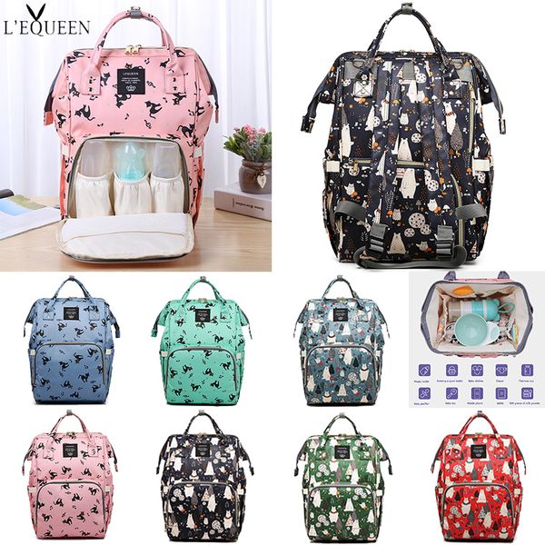 1pcs lequeen fashion mummy maternity nappy bag brand large capacity baby bag travel backpack designer nursing bag for baby care
1pcs lequeen fashion mummy maternity nappy bag brand large capacity baby bag travel backpack designer nursing bag for baby care