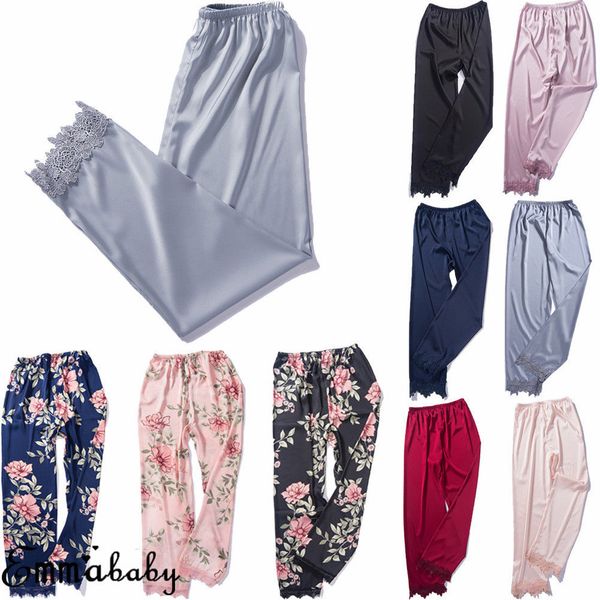 sleep bottoms sleepwear loungewear homewear women lady silk lace pajamas pants, Black;red
sleep bottoms sleepwear loungewear homewear women lady silk lace pajamas pants, Black;red