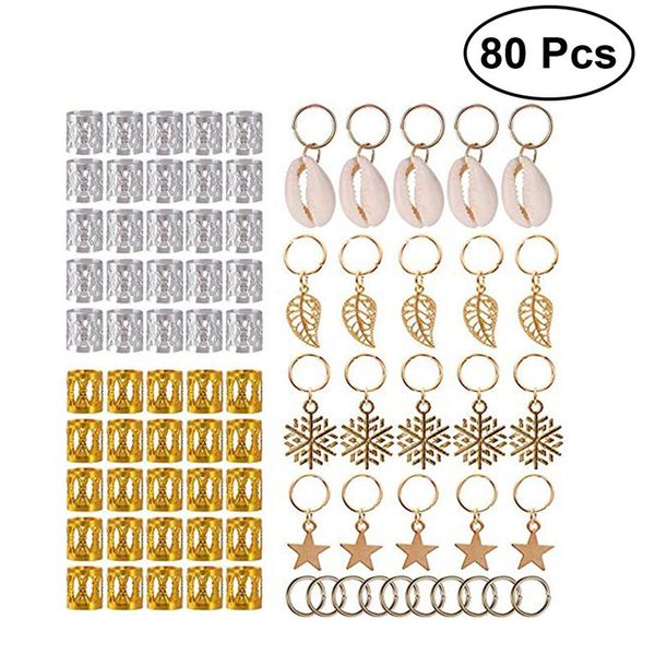 80pcs hair braid jewelry polished multiple hard-wearing easy to use cuffs braid rings hair jewelry pendants, Black
80pcs hair braid jewelry polished multiple hard-wearing easy to use cuffs braid rings hair jewelry pendants, Black