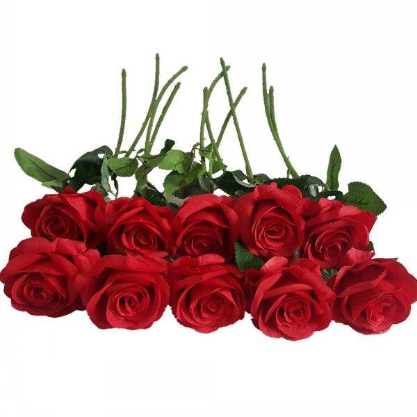 2020 new sales - 10pcs artificial flowers red rose flowers bouquet for holiday party home wedding decor
2020 new sales - 10pcs artificial flowers red rose flowers bouquet for holiday party home wedding decor