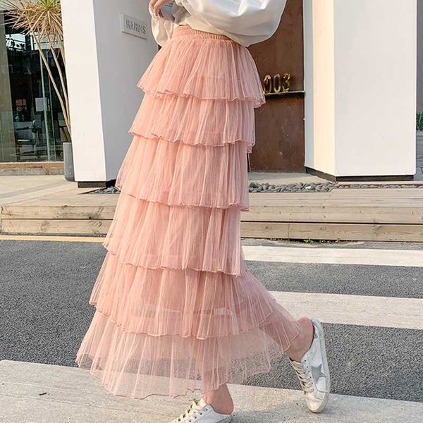 2020 summer fashiontulle mesh pleated skirts womens korean style pink black skit high waist dress jupe femme
2020 summer fashiontulle mesh pleated skirts womens korean style pink black skit high waist dress jupe femme