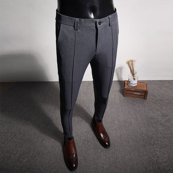 men's casual dress men's pants suit pants 2020 new slim boutique business dress simple, Black
men's casual dress men's pants suit pants 2020 new slim boutique business dress simple, Black