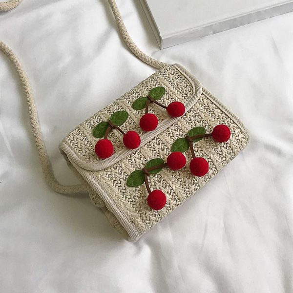 fashion women bag summer straw weaving cover shoulder messenger bags ladies sweet cherry beach crossbody bag bolsas feminina
fashion women bag summer straw weaving cover shoulder messenger bags ladies sweet cherry beach crossbody bag bolsas feminina