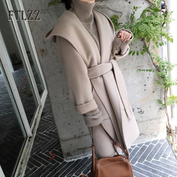 long coats women casual hooded wool coats 2019 new autumn winter korean with belt black woolen coat ladies elegant cardigan
long coats women casual hooded wool coats 2019 new autumn winter korean with belt black woolen coat ladies elegant cardigan