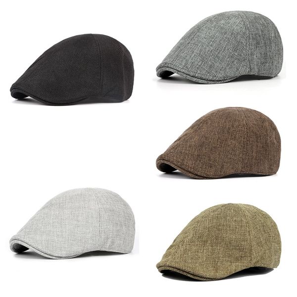 2019 fashion mens berets striped flat caps cabbie newsboy driver caps for men, Blue;gray
2019 fashion mens berets striped flat caps cabbie newsboy driver caps for men, Blue;gray