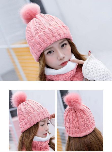 women knit beanie cap chunky hat with faux fur and neck cover pompom winter soft warm ski cap xd22334
women knit beanie cap chunky hat with faux fur and neck cover pompom winter soft warm ski cap xd22334
