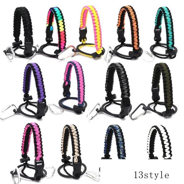 cups paracord handle durable carrier survival strap cord with safety ring carabiner for wide mouth sport water bottles 12oz-64oz xd22759
cups paracord handle durable carrier survival strap cord with safety ring carabiner for wide mouth sport water bottles 12oz-64oz xd22759