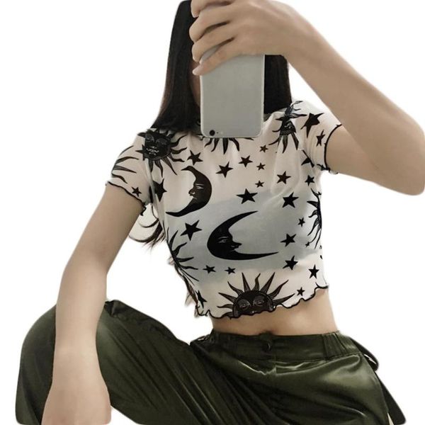 jaycosin blouse crop womens mesh sheer crop fashion print short sleeve shirt blouse women sexy, White
jaycosin blouse crop womens mesh sheer crop fashion print short sleeve shirt blouse women sexy, White