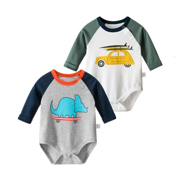 2019 autumn new baby boy dinosaur car jumpsuit toddler cotton long sleeve romper newborn baby clothing, White
2019 autumn new baby boy dinosaur car jumpsuit toddler cotton long sleeve romper newborn baby clothing, White