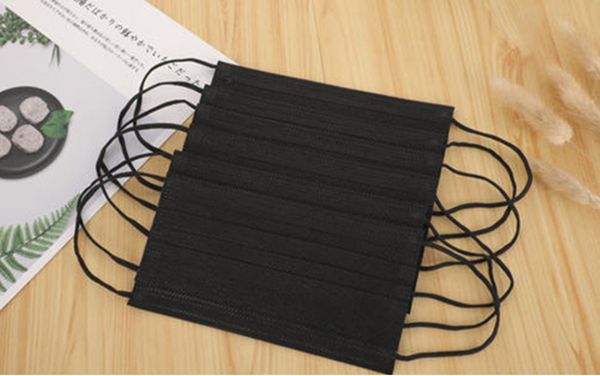 50% OFF!wholesale 100 PCS Black Adults Disposable Face Masks 3-PLY Thickened Labor Protection Facemask to Prevent Saliva Mask Free Shipping 
50% OFF!wholesale 100 PCS Black Adults Disposable Face Masks 3-PLY Thickened Labor Protection Facemask to Prevent Saliva Mask Free Shipping