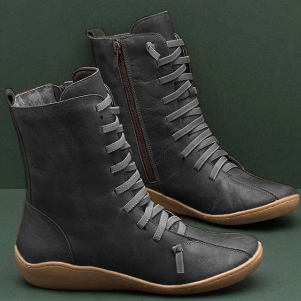monerffi winter boots women flat ankle motorcycle boots zipper cross-tie design shoes woman leather rubber snow botas 2019, Black
monerffi winter boots women flat ankle motorcycle boots zipper cross-tie design shoes woman leather rubber snow botas 2019, Black