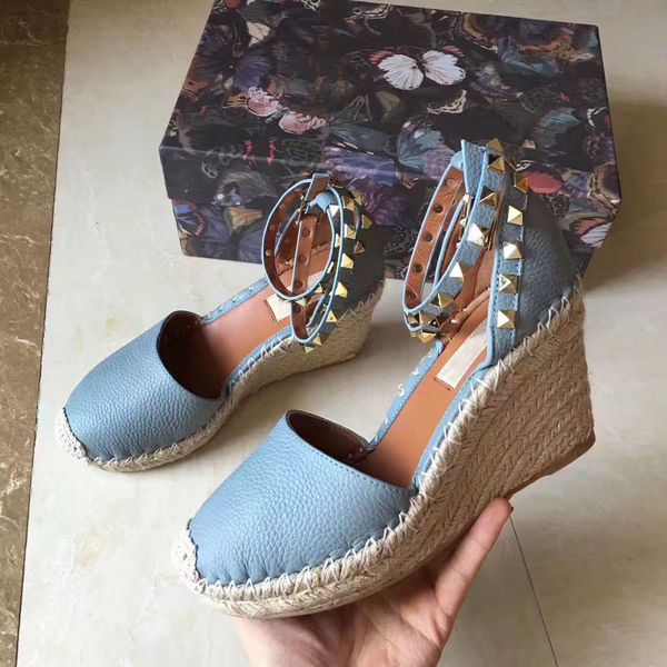 european big name luxury goods, new style women's shoes, straw rope weaving shoes, sandals, formal shoes, genuine leather, rivet, scuff, Black
european big name luxury goods, new style women's shoes, straw rope weaving shoes, sandals, formal shoes, genuine leather, rivet, scuff, Black