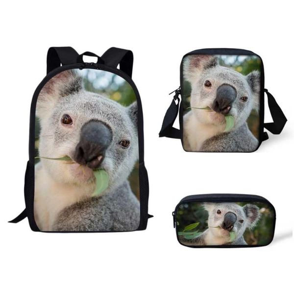 whereisart cute koala printing backpack children school bags 3 pcs boys animals backpack kids girls boys bagpack plecak zestaw
whereisart cute koala printing backpack children school bags 3 pcs boys animals backpack kids girls boys bagpack plecak zestaw