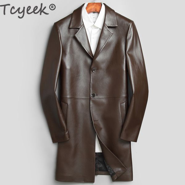 tcyeek genuine leather jacket men winter autumn clothes 2019 fashion man business jackets long real sheepskin coat chaqueta 1703, Black
tcyeek genuine leather jacket men winter autumn clothes 2019 fashion man business jackets long real sheepskin coat chaqueta 1703, Black
