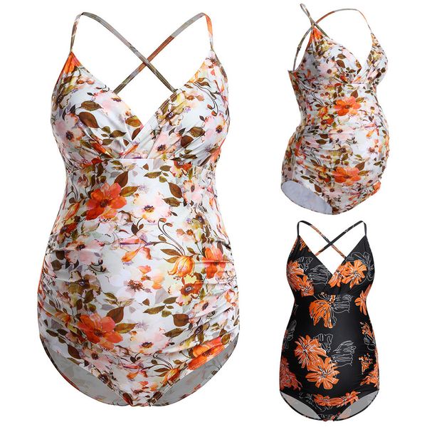 telotuny women maternity pregnant printing swimsuit floral backless sling one piece bikinis swimsuit beachwear l109, White
telotuny women maternity pregnant printing swimsuit floral backless sling one piece bikinis swimsuit beachwear l109, White