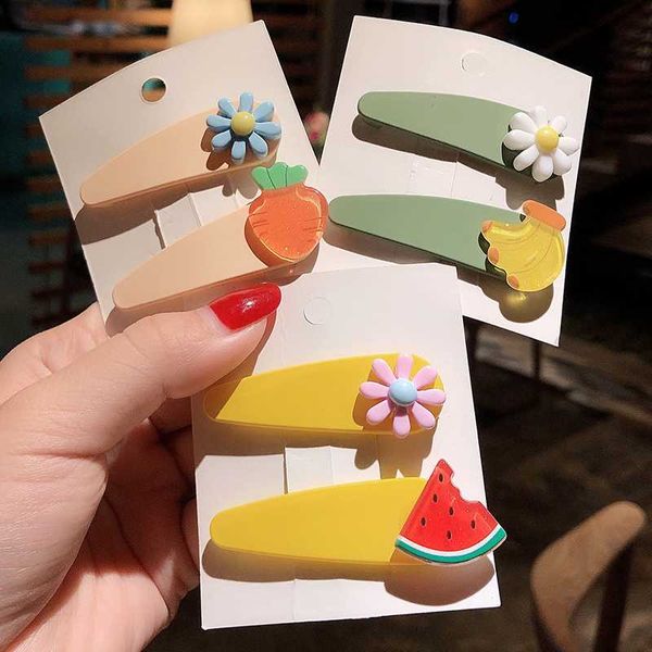 2 pcs kids fashion lovely cute colorful hairpin baby girl cartoon flower watermelon hair clip set beautiful hair accessories, Golden;white
2 pcs kids fashion lovely cute colorful hairpin baby girl cartoon flower watermelon hair clip set beautiful hair accessories, Golden;white
