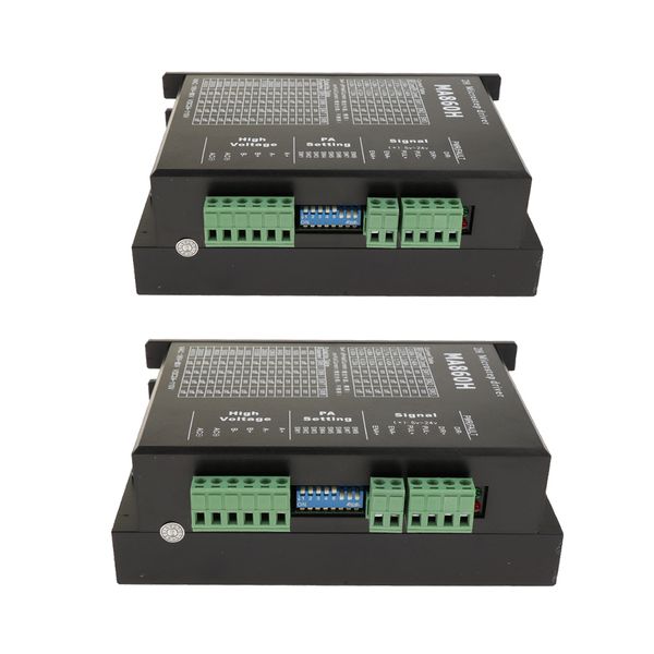 2pcs ma860h high performance цифровой шаговый двигатель 18-80v driver 
2pcs ma860h high performance цифровой шаговый двигатель 18-80v driver