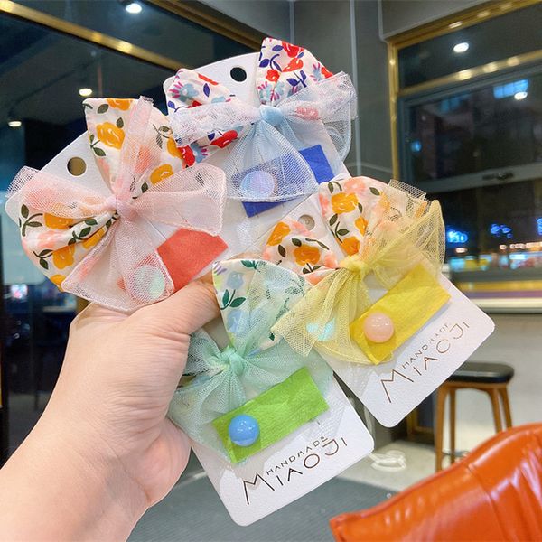 2 pcs korean simple beautiful floral fabric yarn bow duckbill clip fashion girl children sweet bean bb clip hair accessories, Slivery;white
2 pcs korean simple beautiful floral fabric yarn bow duckbill clip fashion girl children sweet bean bb clip hair accessories, Slivery;white