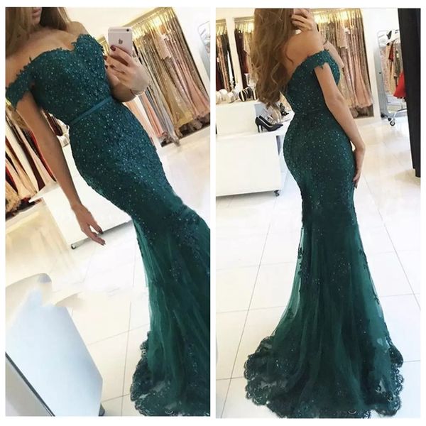 2019 gorgeous prom dresses off shoulder slim appliques lace crystal beaded custom vestidos de soiree evening gowns plus size party dress, Black
2019 gorgeous prom dresses off shoulder slim appliques lace crystal beaded custom vestidos de soiree evening gowns plus size party dress, Black