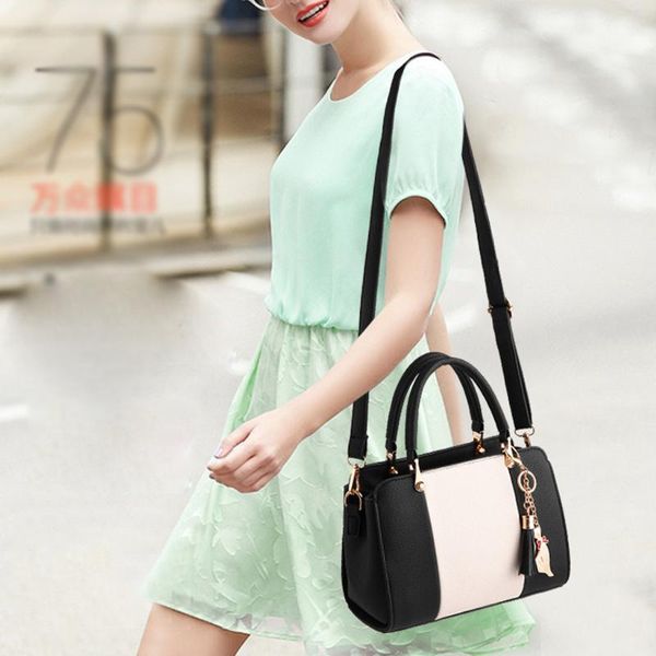 shoulder bag for women's ladies color matching cross-body bag handbag fashion ladies simple fringed leather shoulde bag#38
shoulder bag for women's ladies color matching cross-body bag handbag fashion ladies simple fringed leather shoulde bag#38