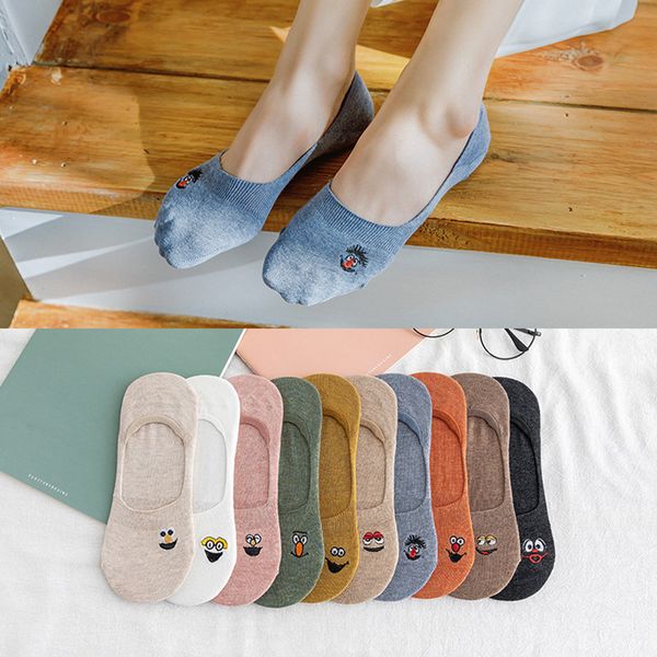 1 pair embroidered expression woman socks invisible sock women summer funny sock no show candy color cotton boat socks, Black;white
1 pair embroidered expression woman socks invisible sock women summer funny sock no show candy color cotton boat socks, Black;white
