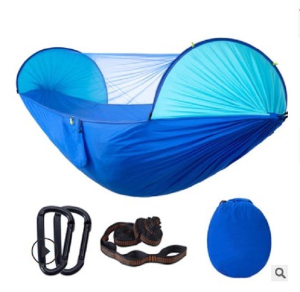 2020 fashion outhammocks new type automatic quick opening mosquito net hammock outdoor double camping parachute cloth nylon hammock
2020 fashion outhammocks new type automatic quick opening mosquito net hammock outdoor double camping parachute cloth nylon hammock