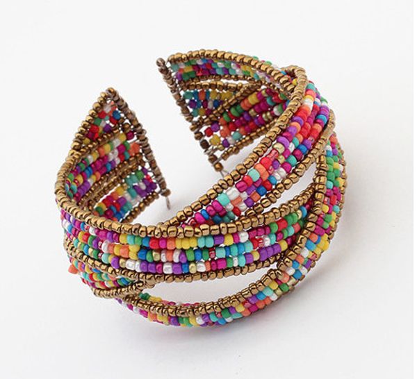 5 colors 2016 ethnic bohemian beads bangles wide wristband cuff opened multilayer beads cross bracelets & bangles women pulseira, Black
5 colors 2016 ethnic bohemian beads bangles wide wristband cuff opened multilayer beads cross bracelets & bangles women pulseira, Black
