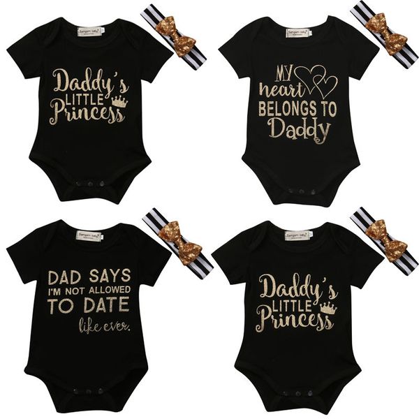 2pcs set newborn baby boy girl clothes 2017 summer short sleeve letter print bebes romper baby bodysuit +headbadn outfit sunsuit, White
2pcs set newborn baby boy girl clothes 2017 summer short sleeve letter print bebes romper baby bodysuit +headbadn outfit sunsuit, White