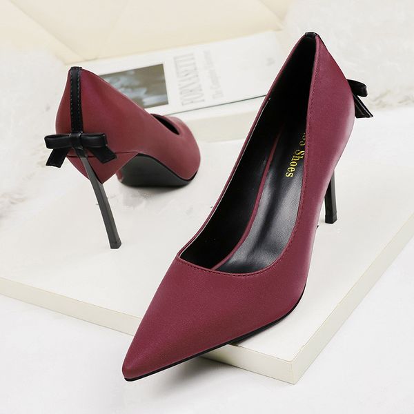korean fashion pointed shallow mouth high heels butterfly-knot single shoe stiletto temperament womens shoes elegant pumps, Black
korean fashion pointed shallow mouth high heels butterfly-knot single shoe stiletto temperament womens shoes elegant pumps, Black