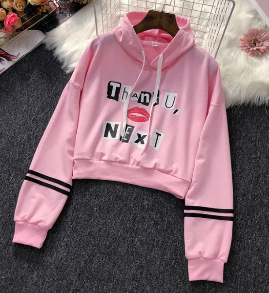 2019 new stylish navel hoodies sweatshirt harajuku women ariana grande kawaii clothes hoodies sweatshirts crop female casual, Black
2019 new stylish navel hoodies sweatshirt harajuku women ariana grande kawaii clothes hoodies sweatshirts crop female casual, Black
