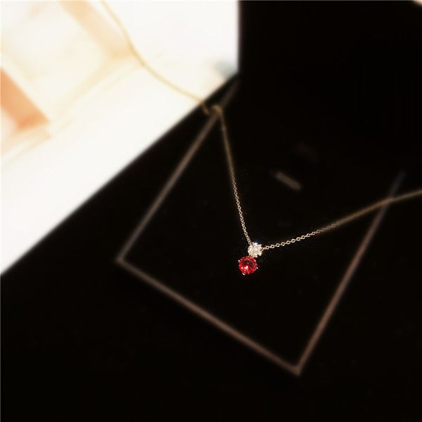 classic red green cubic zirconia pendant necklace woman fashion new gold clavicle necklace anniversary gift jewellery for girls, Silver
classic red green cubic zirconia pendant necklace woman fashion new gold clavicle necklace anniversary gift jewellery for girls, Silver
