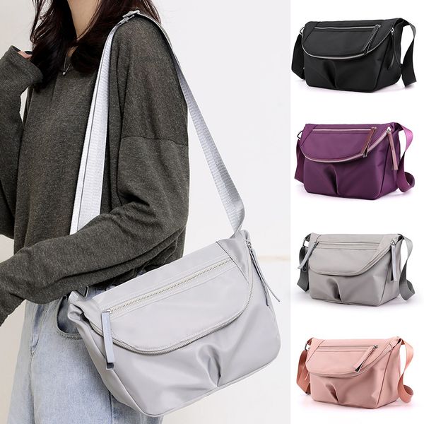 nylon women shoulder bags large capacity waterproof crossbody bags single simple solid color messenger bag double zipper bag
nylon women shoulder bags large capacity waterproof crossbody bags single simple solid color messenger bag double zipper bag