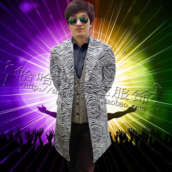zebra pattern long clothes men suits designs masculino homme terno stage singers p jackets mens blazer star style dress punk, White;black
zebra pattern long clothes men suits designs masculino homme terno stage singers p jackets mens blazer star style dress punk, White;black