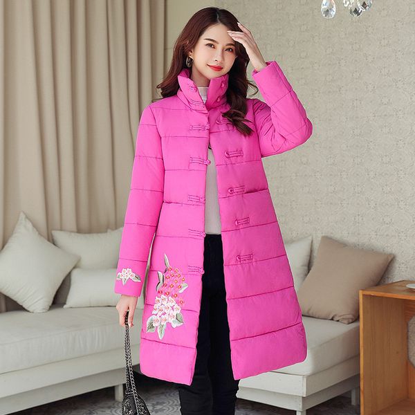 fashion embroidery winter women jacket long women parkas stand collar down cotton coat ethnic style casual female parkas m008, Black
fashion embroidery winter women jacket long women parkas stand collar down cotton coat ethnic style casual female parkas m008, Black