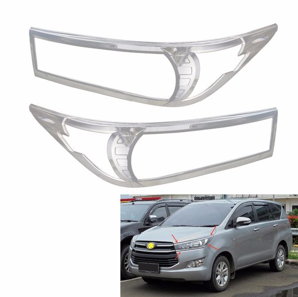 chrome head light cover trim for innova 2015 2016 an140 head lamps shell frame decoration car accessories
chrome head light cover trim for innova 2015 2016 an140 head lamps shell frame decoration car accessories