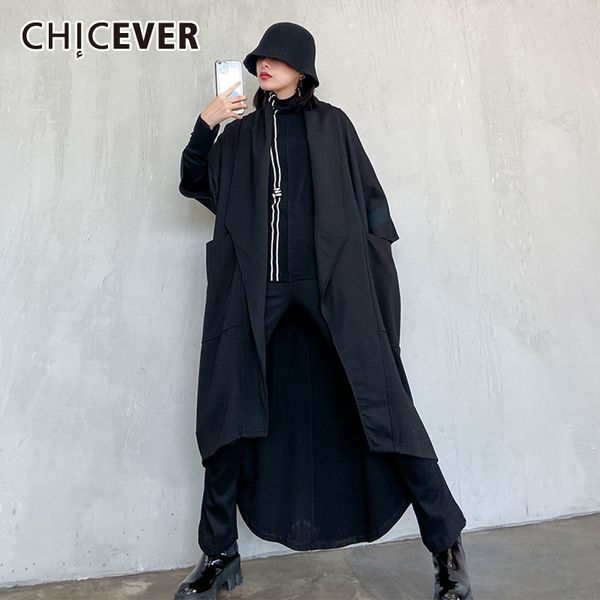women's trench coats chicever asymmetric hem coat for women v neck half sleeve pockets lace up tunic black casual female 2021 autumn st, Tan;black
women's trench coats chicever asymmetric hem coat for women v neck half sleeve pockets lace up tunic black casual female 2021 autumn st, Tan;black