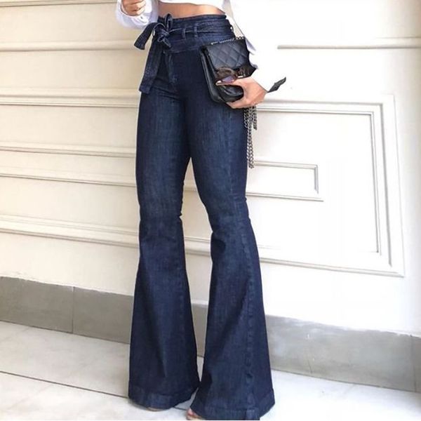 jeans long fashion womens large size lacing jeans high waist stretch slim flare pants distress cloth #3, Blue
jeans long fashion womens large size lacing jeans high waist stretch slim flare pants distress cloth #3, Blue