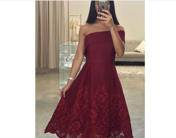 elegant burgundy one shoulder neck prom dresses pleats applique tea length homecoming dresses party dresses for gown, Red
elegant burgundy one shoulder neck prom dresses pleats applique tea length homecoming dresses party dresses for gown, Red