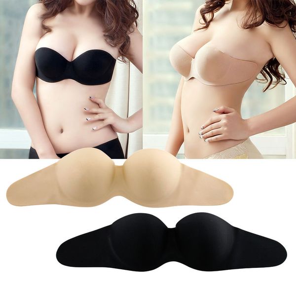 lelinta women seamless sport fitness bra reusable stickable push-up strapless bras backless invisible bra plus size a b c d cup, White;black
lelinta women seamless sport fitness bra reusable stickable push-up strapless bras backless invisible bra plus size a b c d cup, White;black