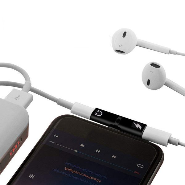 2 in 1 Adapter To 3.5mm Jack Headphones Charge Splitter Audio Adapter charging cubes For phone 8 9 plus Cell phone
2 in 1 Adapter To 3.5mm Jack Headphones Charge Splitter Audio Adapter charging cubes For phone 8 9 plus Cell phone