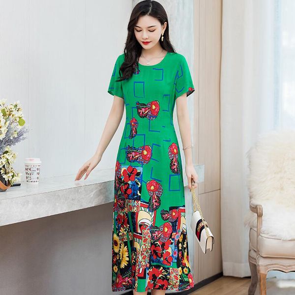 casual dresses 2021 women summer dress middle-aged plus size 5xl floral print midi elegant short sleeves cotton mother, Black;gray
casual dresses 2021 women summer dress middle-aged plus size 5xl floral print midi elegant short sleeves cotton mother, Black;gray