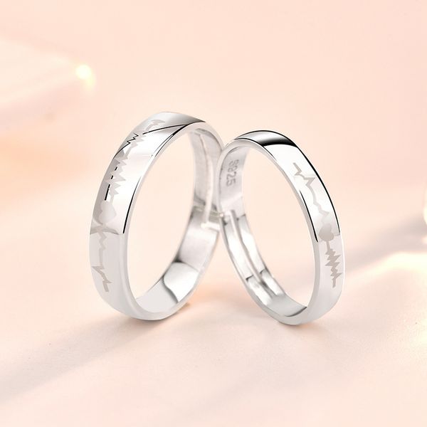 creative couple heart beat pair ring japan and south korea simple tide 925 simple silver ecg personality student ring
creative couple heart beat pair ring japan and south korea simple tide 925 simple silver ecg personality student ring