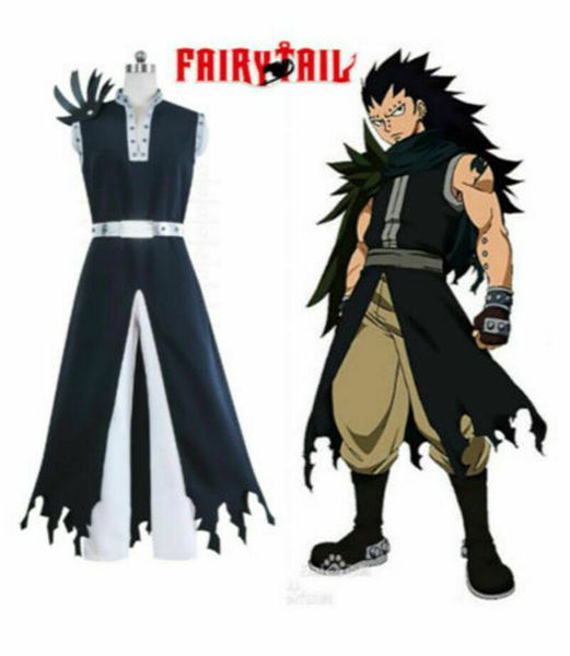fairy tail dragon slayer gajeel redfox outfit cosplay costume custom made+gloves, Black;red
fairy tail dragon slayer gajeel redfox outfit cosplay costume custom made+gloves, Black;red