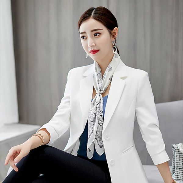 новые женщины сплошной цвет blazer куртки женский корейский длинные рукава мода тонкий блейзер черный белый женщины outwears, White;black
новые женщины сплошной цвет blazer куртки женский корейский длинные рукава мода тонкий блейзер черный белый женщины outwears, White;black