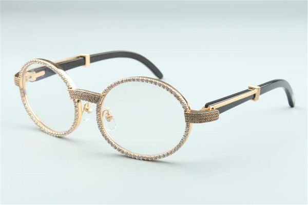 2020 new natural black buffalo horn legs glasses 7550178-b whole diamond wrapped glasses frame size: 55-22-140mm, Silver
2020 new natural black buffalo horn legs glasses 7550178-b whole diamond wrapped glasses frame size: 55-22-140mm, Silver