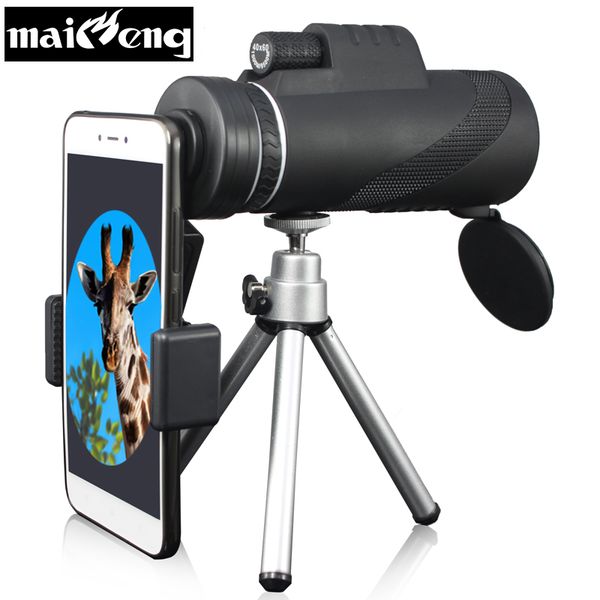 powerful 40x60 hd monocular portable telescope binoculars with smartphone holder and tripod low light level night vision hunting
powerful 40x60 hd monocular portable telescope binoculars with smartphone holder and tripod low light level night vision hunting