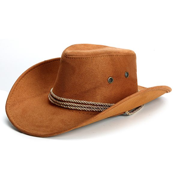 women men western cowboy hat riding cap accessory fashion wide brim jazz cap faux leather adjustable sun hat mujer chapeu, Blue;gray
women men western cowboy hat riding cap accessory fashion wide brim jazz cap faux leather adjustable sun hat mujer chapeu, Blue;gray